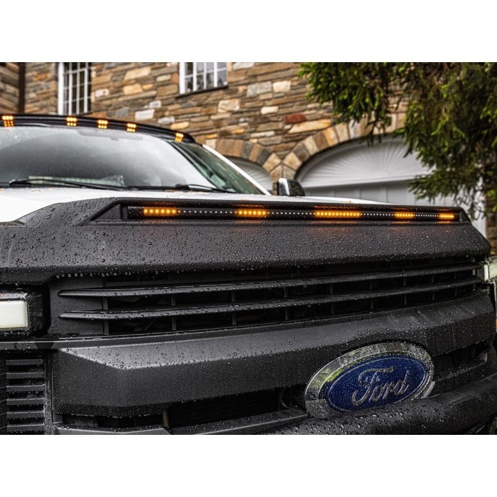Listwa z lampami obrysowymi LED amber Husky Liners Aeroskin Lightshield Pro - ujęcie 7