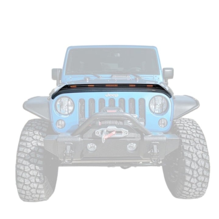 Listwa z lampami obrysowymi LED amber Husky Liners Aeroskin Lightshield Pro