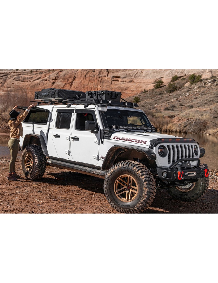 Listwa z lampami obrysowymi LED amber Husky Liners Aeroskin Lightshield Pro