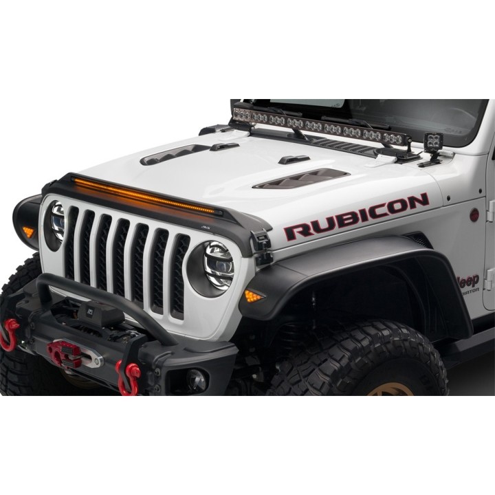 Listwa z lampami obrysowymi LED amber Husky Liners Aeroskin Lightshield Pro - ujęcie 6