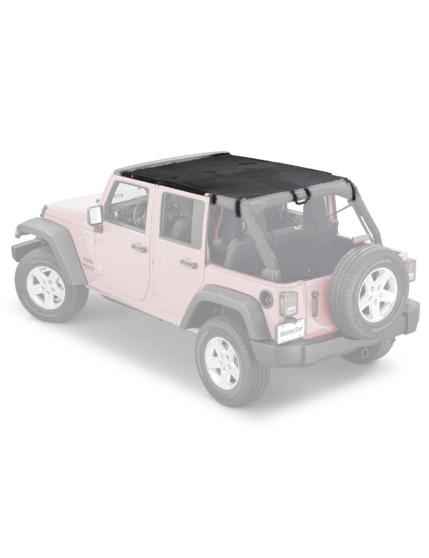 Mesh Bimini Top Plus z uchwytami do wsiadania MasterTop