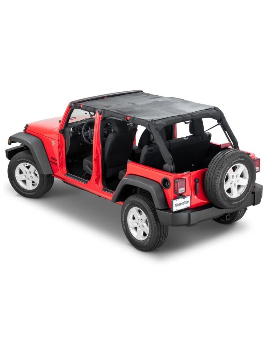 Mesh Bimini Top Plus z uchwytami do wsiadania MasterTop