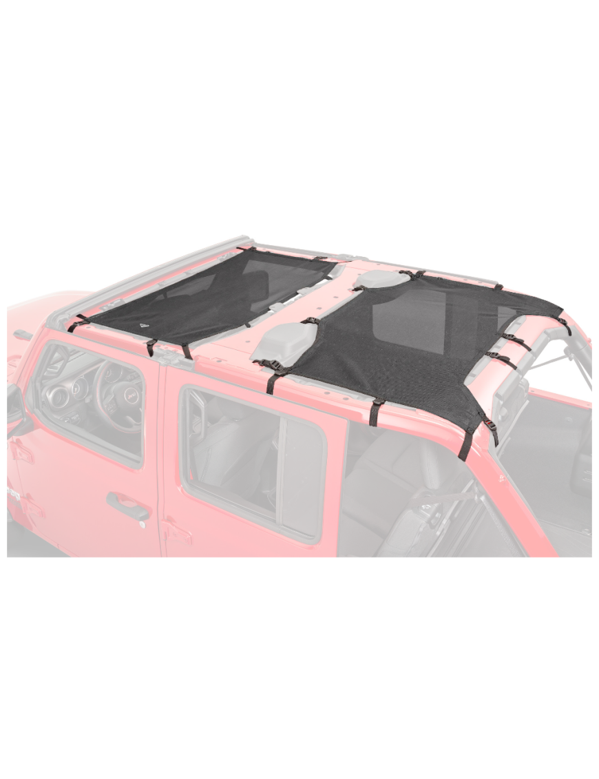 ShadeMaker Mesh Bimini Top Plus Czarny MasterTop
