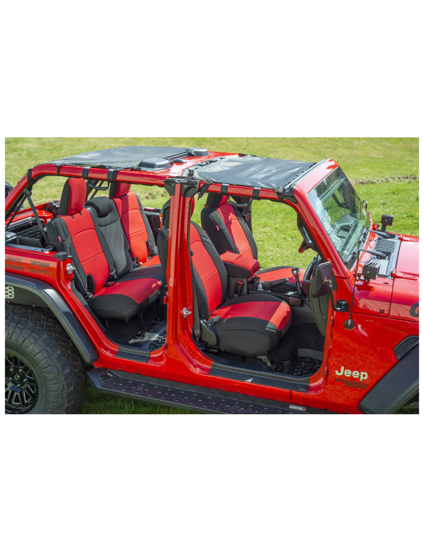 ShadeMaker Mesh Bimini Top Plus Czarny MasterTop