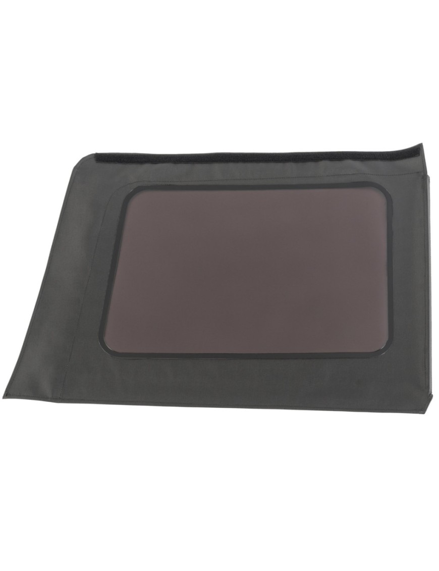 Tylna boczna szyba, strona pasażera MasterTop do 13-18 JK Czarny akrylowy twill