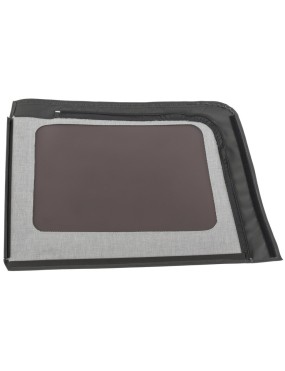Tylna boczna szyba, strona pasażera MasterTop do 13-18 JK Czarny akrylowy twill