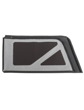Tylna boczna szyba, strona kierowcy MasterTop do 13-18 JK Czarny akrylowy twill