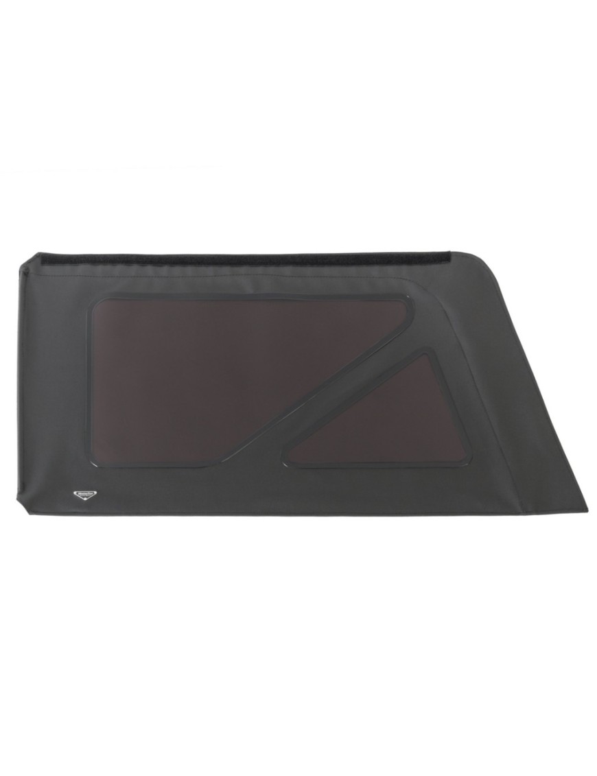 Tylna boczna szyba, strona kierowcy MasterTop do 13-18 JK Czarny akrylowy twill