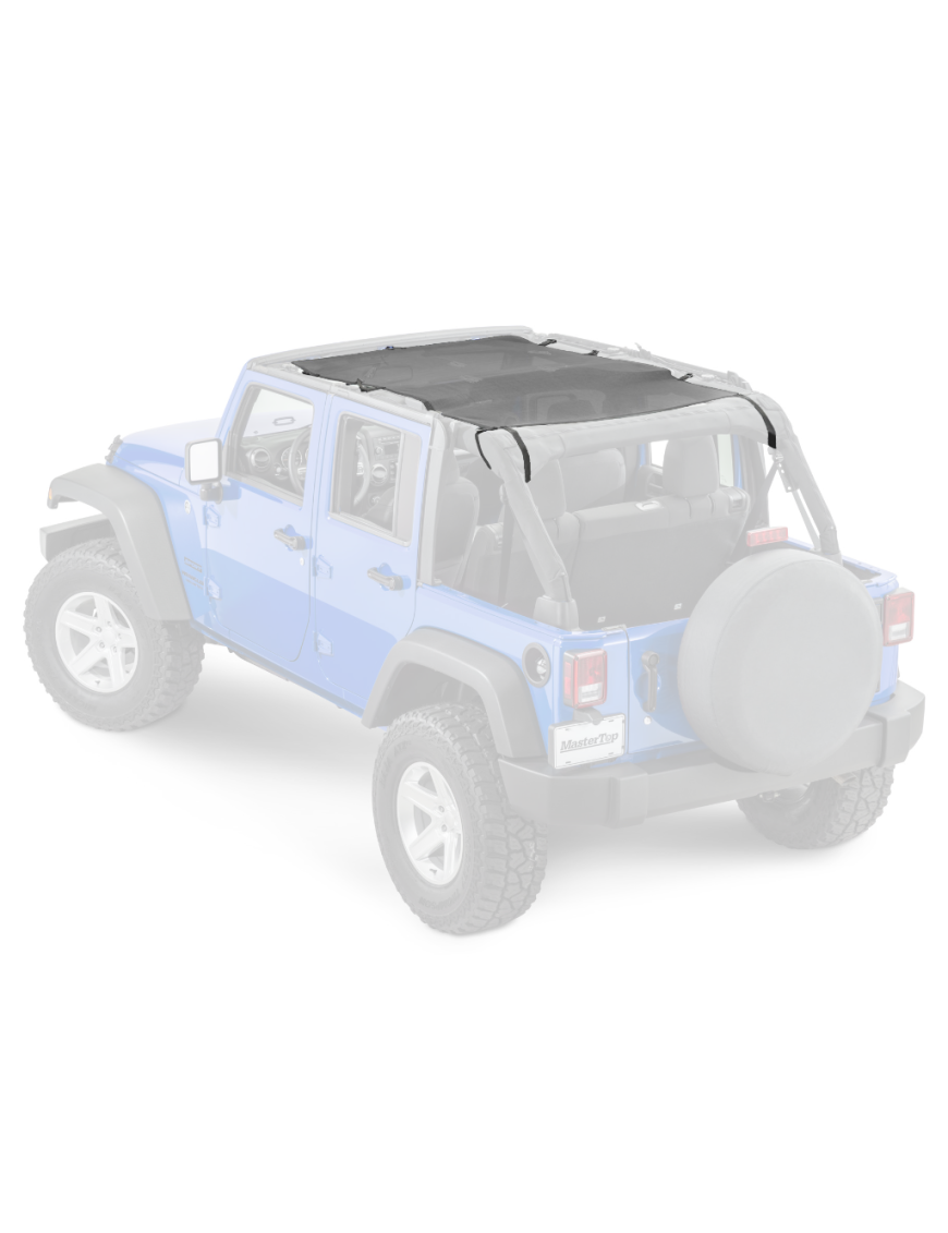 ShadeMaker Mesh Bimini Top Plus Czarny MasterTop