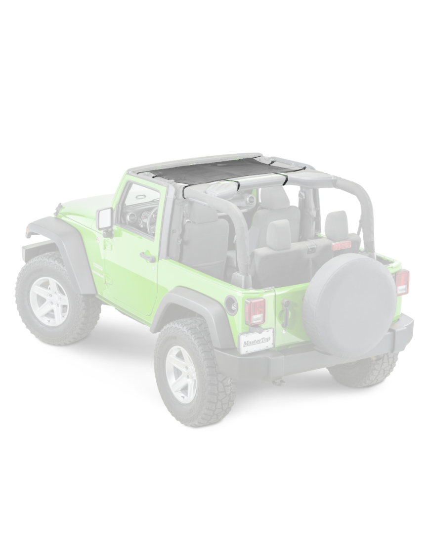 ShadeMaker Mesh Bimini Top Czarny MasterTop