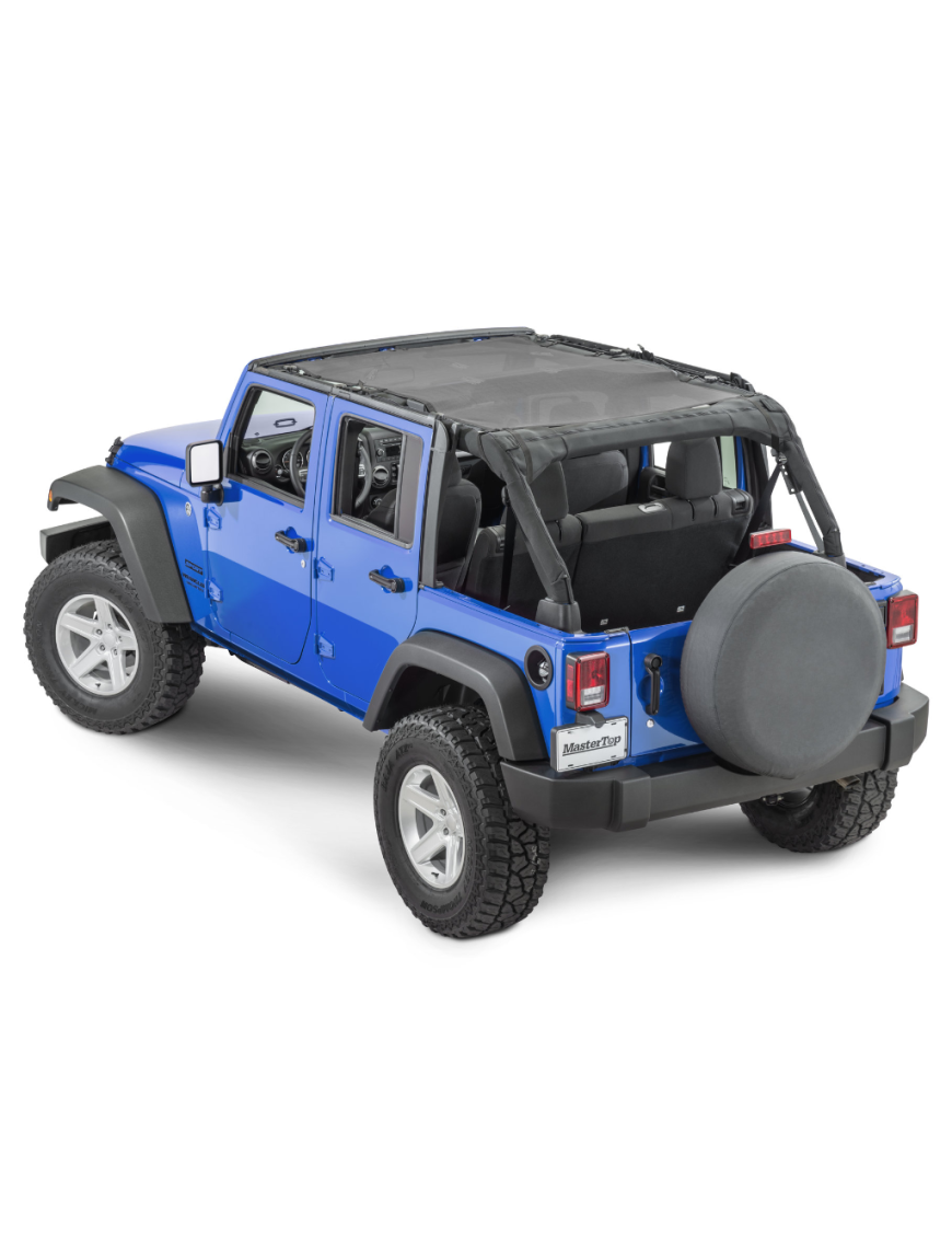 ShadeMaker Mesh Bimini Top Plus Czarny MasterTop