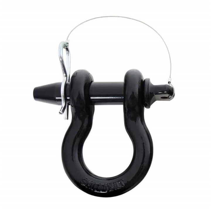 Szekla z zawleczką black Smittybilt D-ring 3/4"