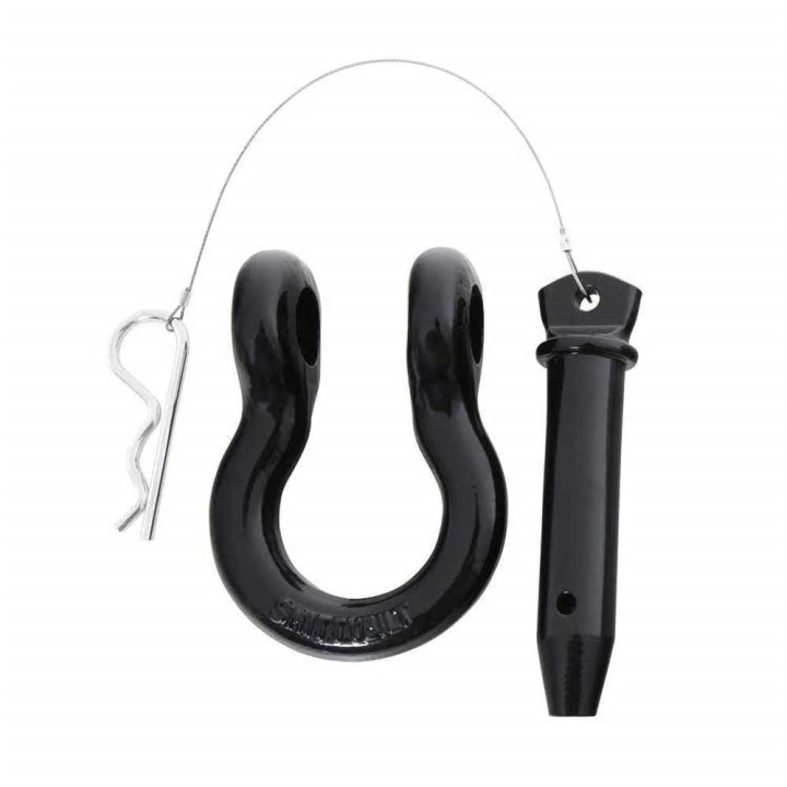Szekla z zawleczką black Smittybilt D-ring 3/4" - ujęcie 3