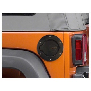 Klapka wlewu paliwa aluminiowa black Smittybilt - ujęcie 2