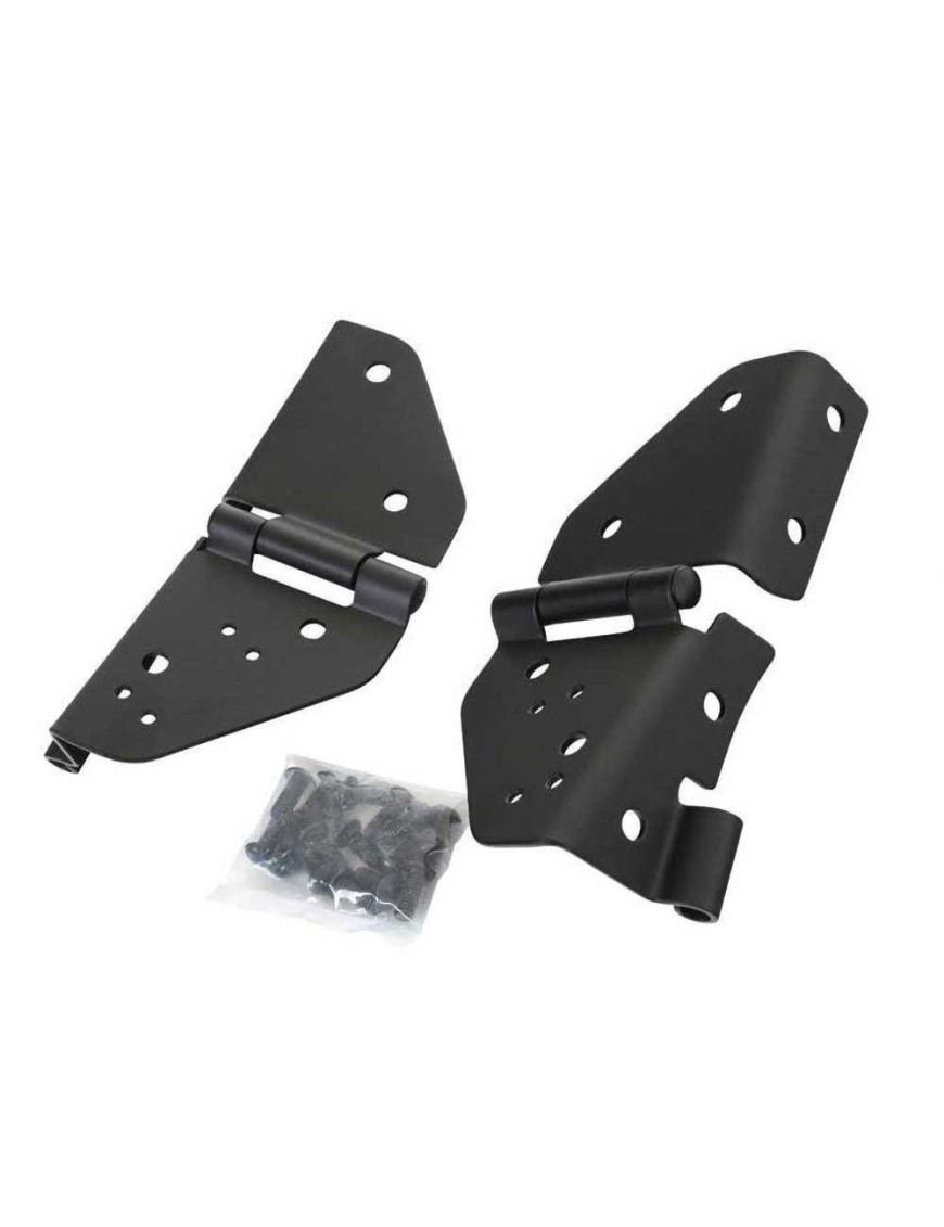 Zawiasy szyby przód black Smittybilt