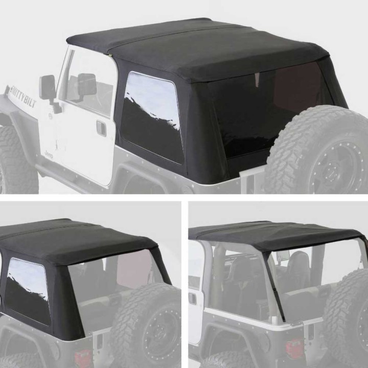 Soft top Slant Black Diamond Smittybilt - ujęcie 6