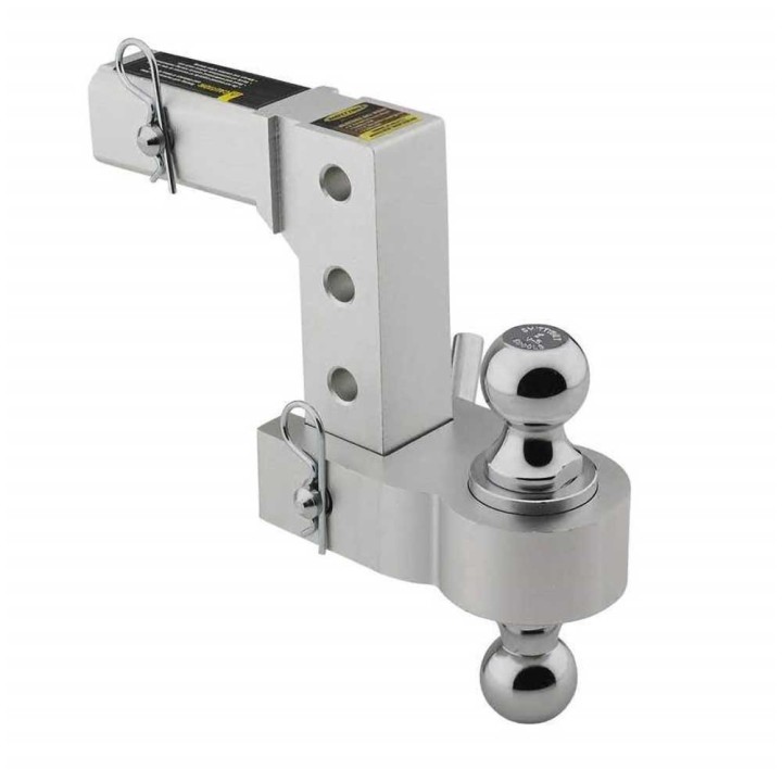 Hak holowniczy amerykański regulowany 0-6" z kulami 1 7/8"-2" Smittybilt