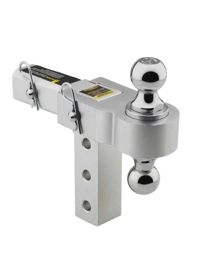 Hak holowniczy amerykański regulowany 0-6" z kulami 1 7/8"-2" Smittybilt