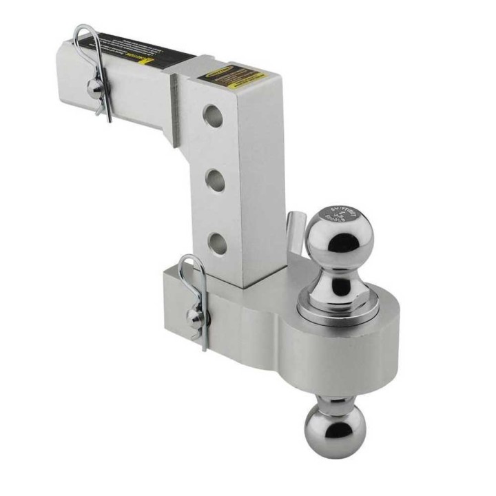 Hak holowniczy amerykański regulowany 0-6" z kulami 2"-2 5/6" Smittybilt