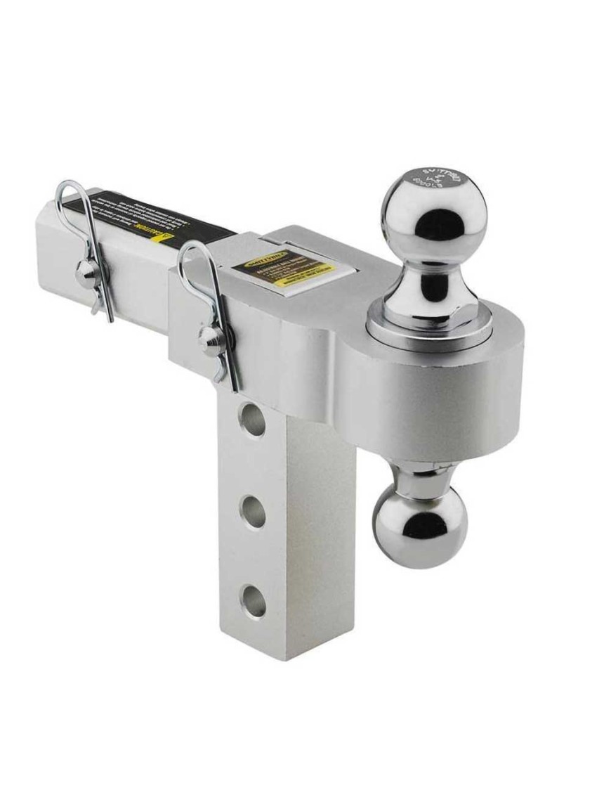Hak holowniczy amerykański regulowany 0-6" z kulami 2"-2 5/6" Smittybilt