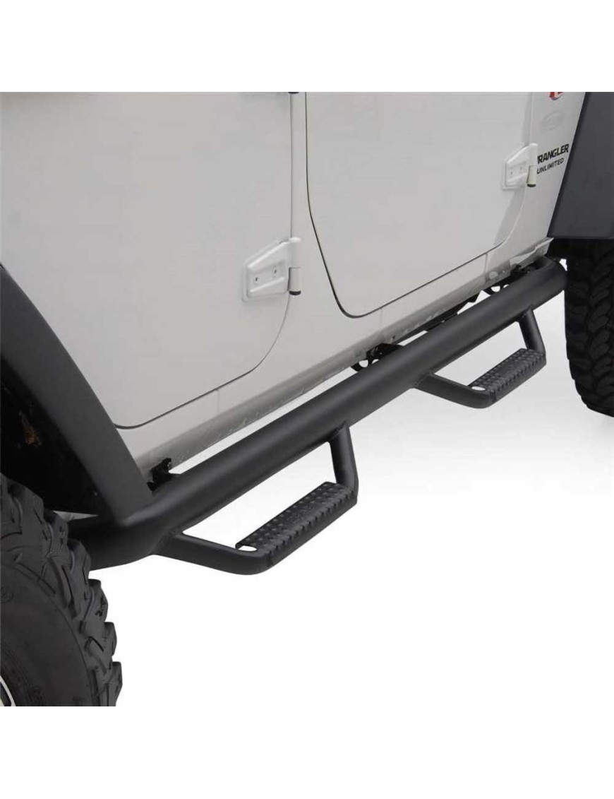 Progi, stopnie boczne black Smittybilt Nerf Steps