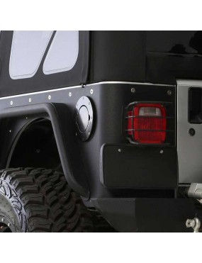 Klapka wlewu paliwa aluminiowa black Smittybilt