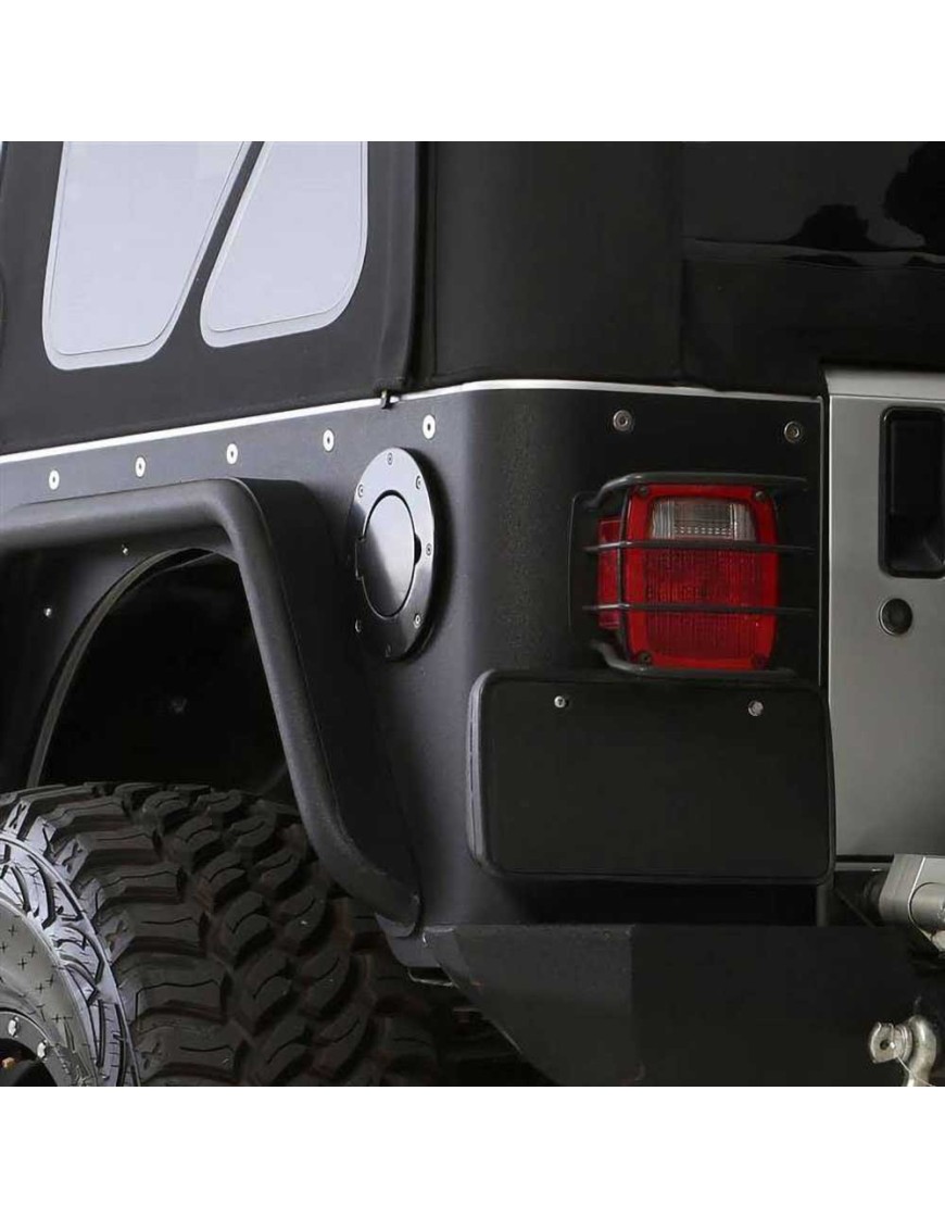Klapka wlewu paliwa aluminiowa black Smittybilt
