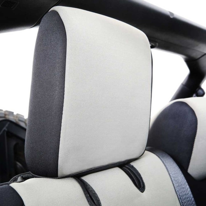 Komplet pokrowców na fotele charcoal neopren Smittybilt - ujęcie 3
