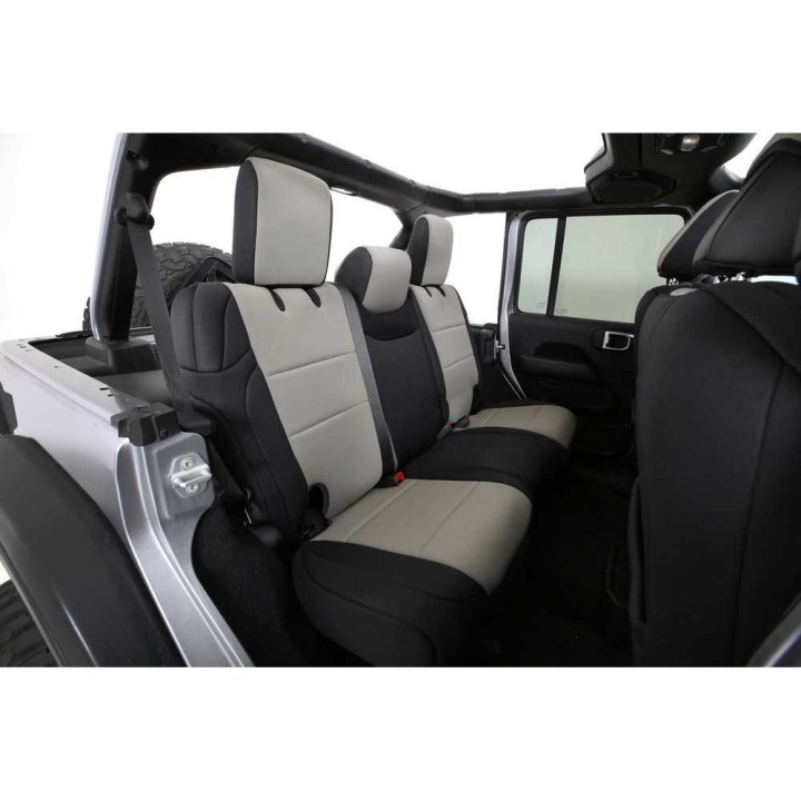 Komplet pokrowców na fotele charcoal neopren Smittybilt - ujęcie 11