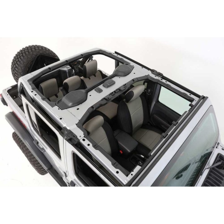 Komplet pokrowców na fotele charcoal neopren Smittybilt - ujęcie 14