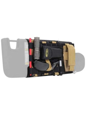 Organizer na osłonę przeciwsłoneczną z taśmą Molle Smittybilt G.E.A.R.