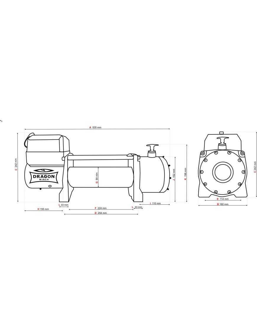 Dragon Winch DWM 13000 HD Wyciągarka 12V