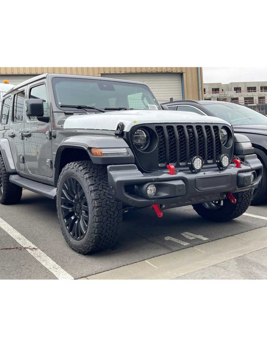 Zderzak stalowy przód full coverage z wysokim bull barem OFD