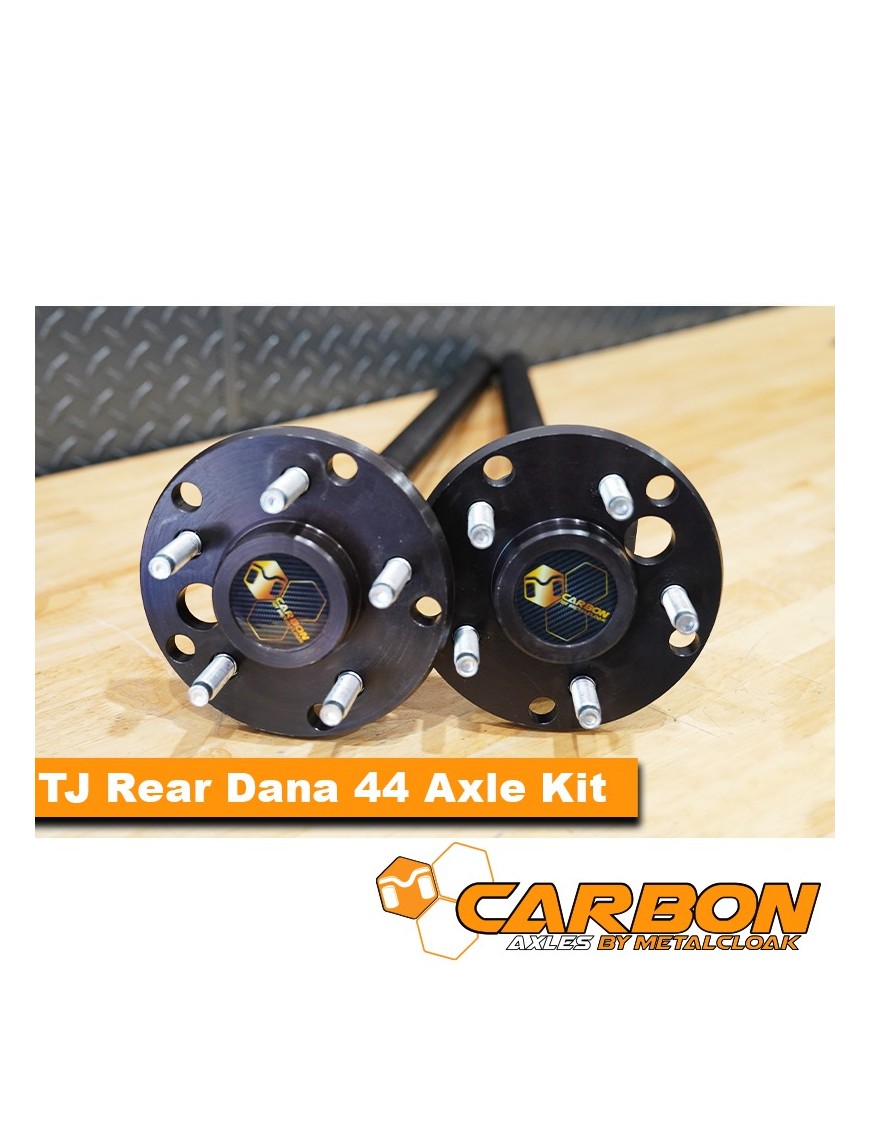 Półosie tylne Carbon Dana 44 30 spline Jeep Wrangler TJ/LJ, hamulce tarczowe