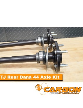 Półosie tylne Carbon Dana 44 30 spline Jeep Wrangler TJ, hamulce bębnowe