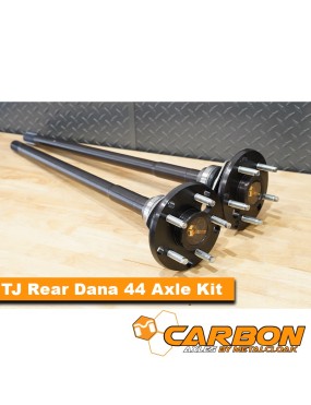 Półosie tylne Carbon Dana 44 30 spline Jeep Wrangler TJ, hamulce bębnowe