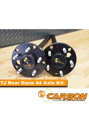 Półosie tylne Carbon Dana 44 30 spline Jeep Wrangler TJ, hamulce bębnowe