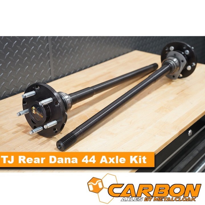 Półosie tylne Carbon Dana 44 35 spline Jeep Wrangler TJ/LJ, hamulce tarczowe METALCLOAK - ujęcie 2
