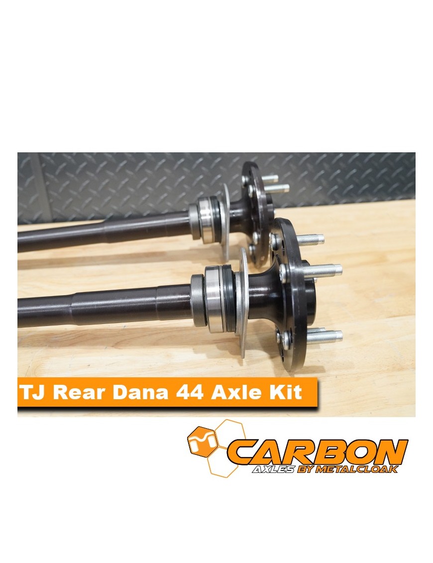 Półosie tylne Carbon Dana 44 35 spline Jeep Wrangler TJ/LJ, hamulce tarczowe