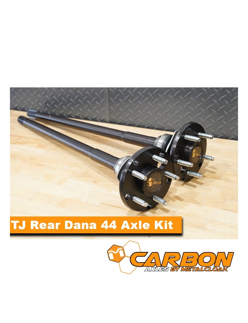Półosie tylne Carbon Dana 44 35 spline Jeep Wrangler TJ/LJ, hamulce tarczowe