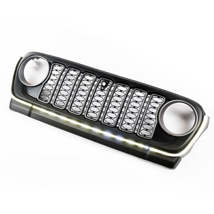 Grill z paskiem LED i otworem na kamerę OFD - ujęcie 3