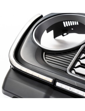 Grill z paskiem LED i otworem na kamerę OFD