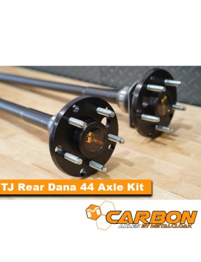 Półosie tylne Carbon Dana 44 35 spline Jeep Wrangler TJ, hamulce bębnowe