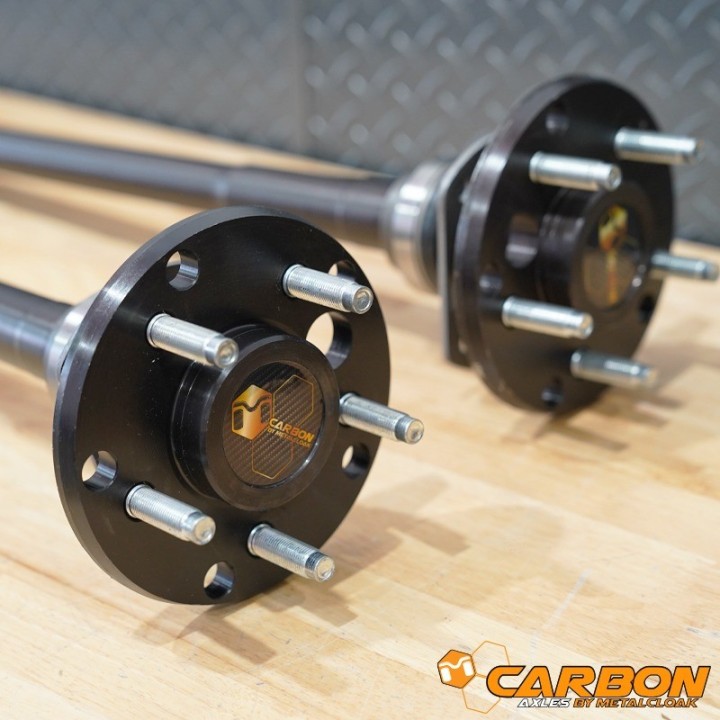 Półosie tylne Carbon Dana 44 35 spline Jeep Wrangler TJ, hamulce bębnowe METALCLOAK - ujęcie 8