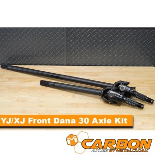 Półosie przednie Carbon Dana 30 27 spline z likwidacją CAD, Wrangler YJ, Cherokee XJ METALCLOAK