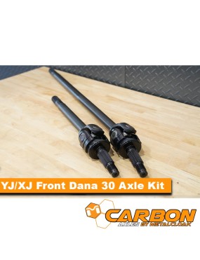 Półosie przednie Carbon Dana 30 27 spline z likwidacją CAD, Wrangler YJ, Cherokee XJ