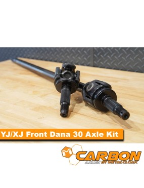Półosie przednie Carbon Dana 30 27 spline z likwidacją CAD, Wrangler YJ, Cherokee XJ