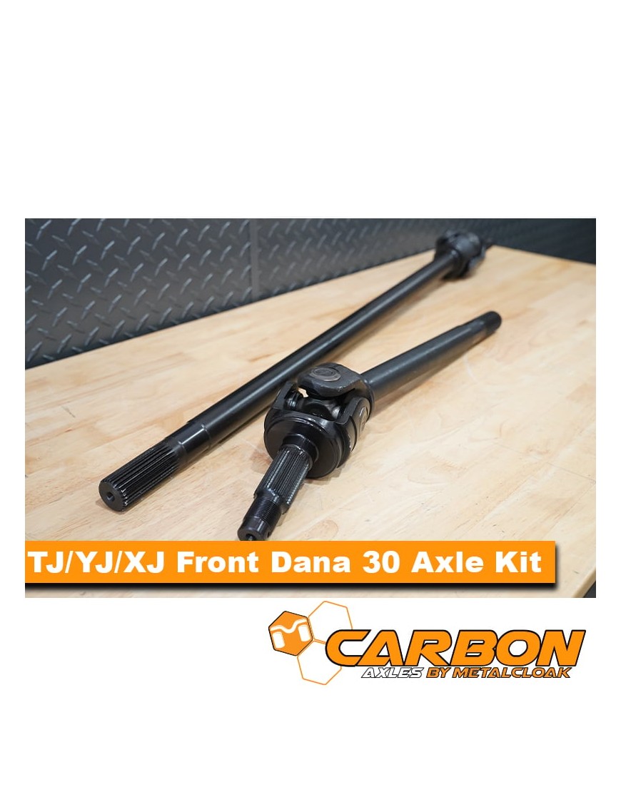 Półosie przednie Carbon Dana 30 27 spline Jeep Wrangler TJ/LJ/YJ, Cherokee XJ