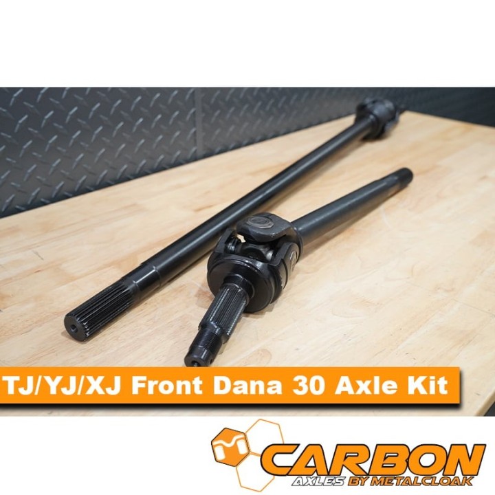 Półosie przednie Carbon Dana 30 27 spline Jeep Wrangler TJ/LJ/YJ, Cherokee XJ METALCLOAK - ujęcie 2
