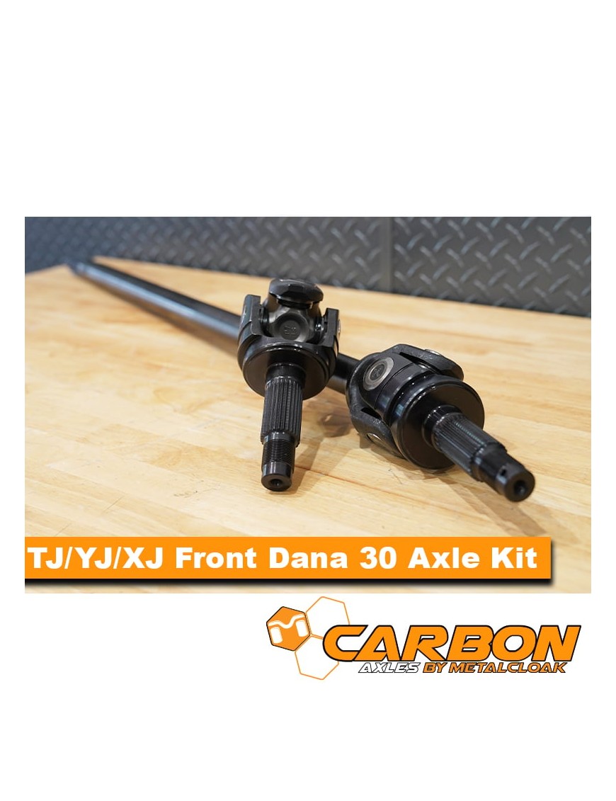 Półosie przednie Carbon Dana 30 27 spline Jeep Wrangler TJ/LJ/YJ, Cherokee XJ